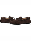Men's City Gommino Suede Driving Shoes Brown - TOD'S - 2