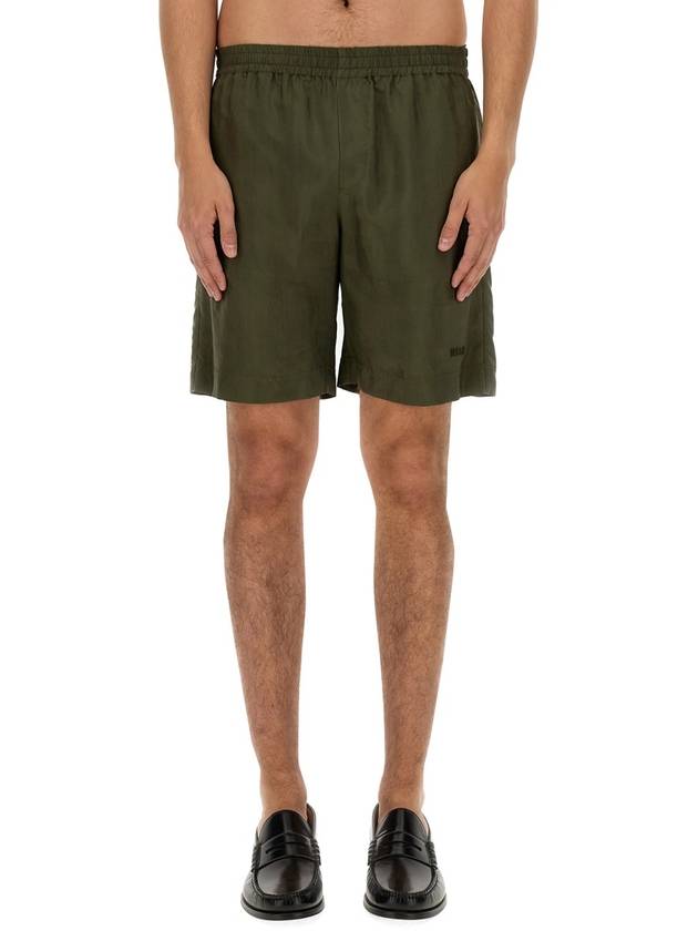 Short Pants 3640MB11X 24701537 GREEN - MSGM - BALAAN 2