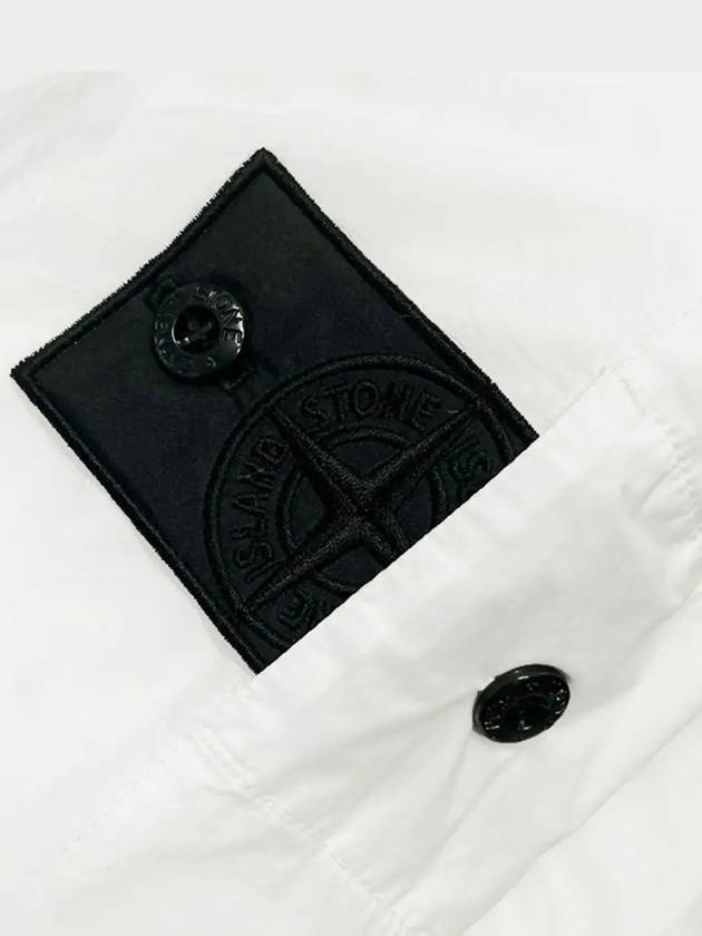 Men's Shadow Project TC Padded Overshirt Jacket White - STONE ISLAND - BALAAN 4