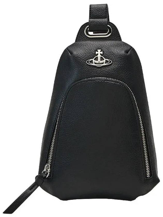 Logo Plaque Zipped Belt Bag Black - VIVIENNE WESTWOOD - BALAAN 2