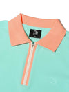 Puff Half Zip Up Collar T-Shirt Women MINT - 20THHOLE - BALAAN 7