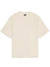 Camargue Embroidered Logo Cotton Short Sleeve T-shirt Light Beige - JACQUEMUS - BALAAN 2