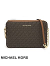 Michael Kors Jet Set Item Logo 35F8GTTC3B BROWN - MICHAEL KORS - BALAAN 1