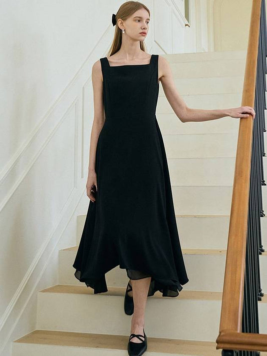 Women's Armis Sleeveless Long Dress Black - AME - BALAAN 2