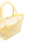 Yenky Embroidered Logo Shopper Tote Bag Yellow - ISABEL MARANT - BALAAN 5