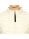 Women's Padded Down Cotton Zip-Up Jacket White - MONCLER - BALAAN 7