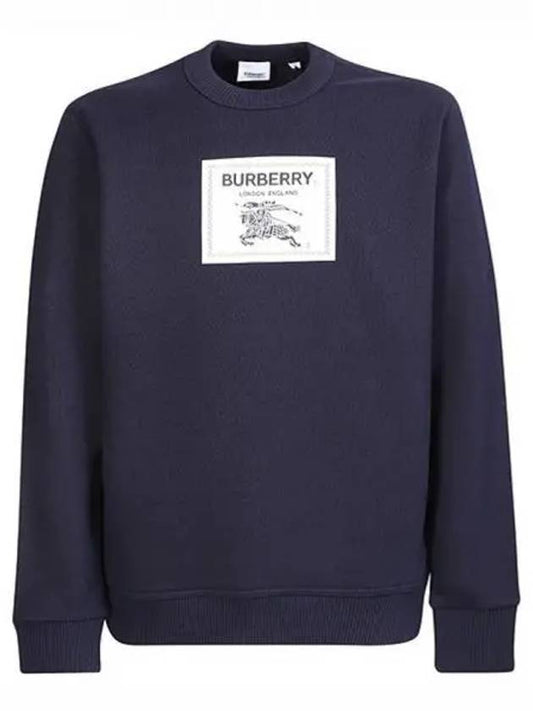 Men's Prorsum Label Cotton Sweatshirt Navy - BURBERRY - BALAAN 2