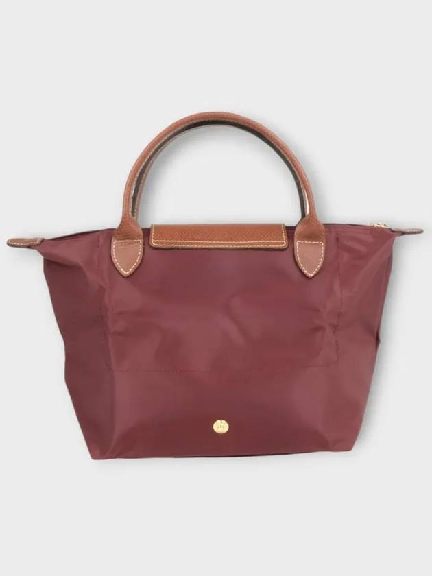 Le Pliage Original Small Tote Bag Burgundy - LONGCHAMP - BALAAN 5