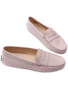 Women's Gommino Leather Driving Shoes Pink - TOD'S - BALAAN 6