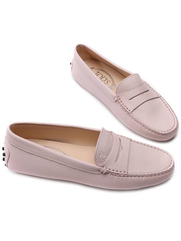 Women's Gommino Leather Driving Shoes Pink - TOD'S - BALAAN 6