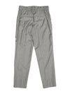 P04697 Gray Virgin Wool Band Pants - PESERICO - BALAAN 6