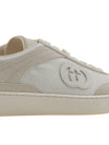 Interlocking G Suede Low-Top Sneakers White - GUCCI - BALAAN 11