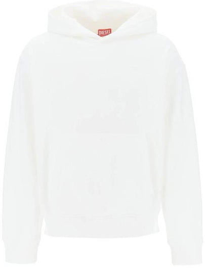 S Macs Megoval D Hoodie White - DIESEL - BALAAN 2