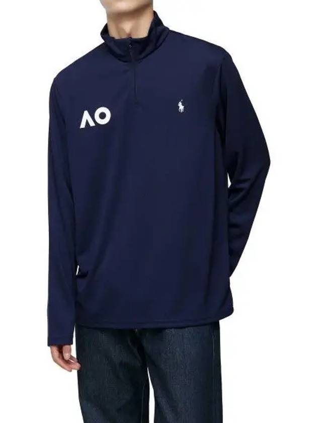 australian open long sleeve jersey navy - POLO RALPH LAUREN - BALAAN 2