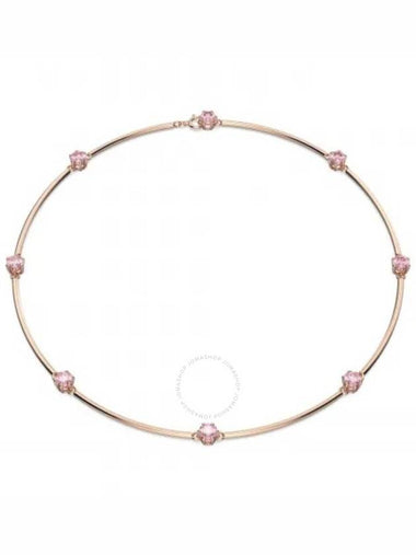 Swarovski Constella Rose Gold-Tone Plated Necklace - SWAROVSKI - BALAAN 1