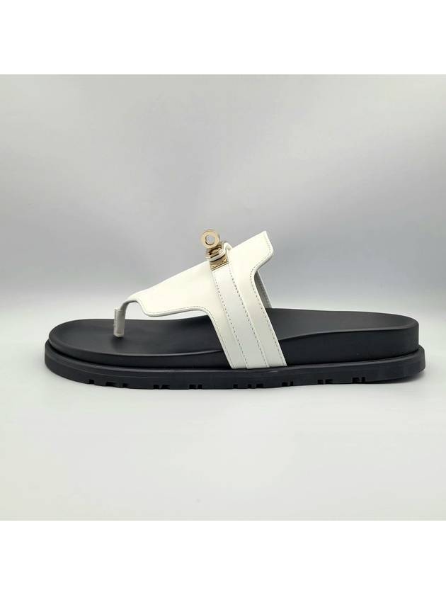 Empire Sandals Blanc - HERMES - BALAAN 5