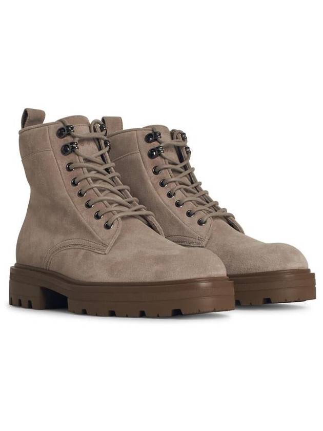 Hogan 'H673' Beige Suede Boots - HOGAN - BALAAN 2