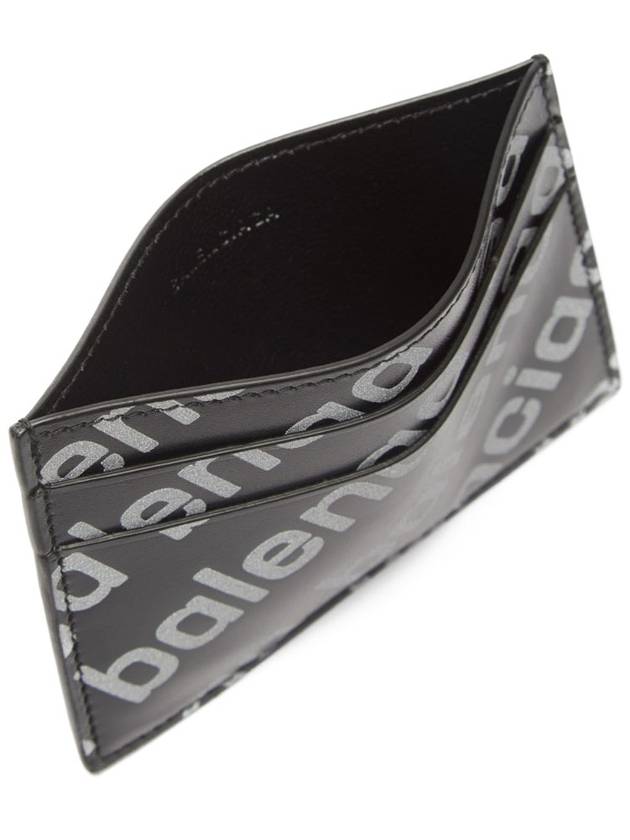 All Over Logo Card Wallet Black - BALENCIAGA - BALAAN 5