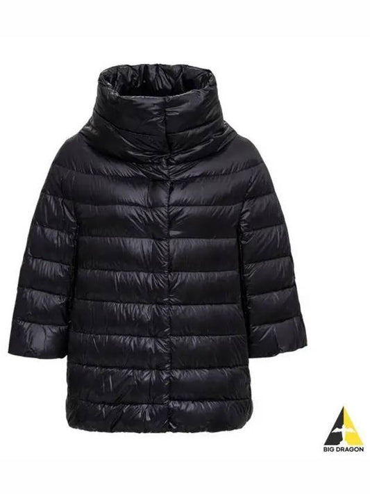 Women's Amelia Down Padded Jumper Jacket Black - HERNO - BALAAN 2