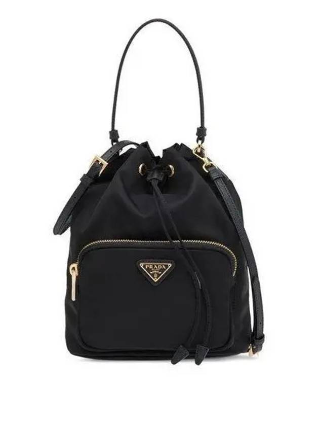 1BH038 RV44 triangle logo duet Re nylon Pocono bucket bag RV4 4F0002 1026729 - PRADA - BALAAN 1