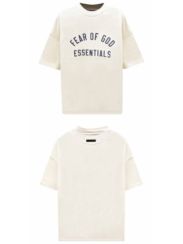 125BT244192F 059 Essential Logo Printing Jersey Crew Neck Round Short Sleeve T Shirt Shell Men s TEO - FEAR OF GOD - BALAAN 4