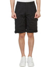 Nylon Tactel Cargo Bermuda Shorts Black - TEN C - BALAAN 2