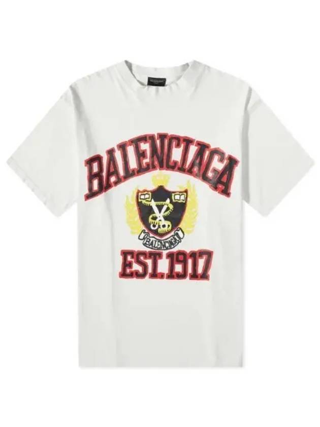 DIY College Medium Fit Short Sleeve T-Shirt White - BALENCIAGA - BALAAN 2