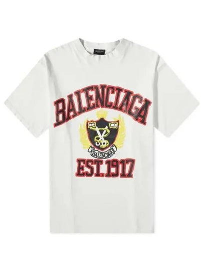 DIY College Medium Fit Short Sleeve T-Shirt White - BALENCIAGA - BALAAN 2