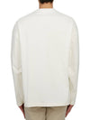 Logo Print Cotton Long Sleeve T-Shirt White - JIL SANDER - BALAAN 5