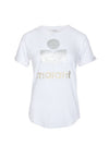 Women's Koldi Logo Short Sleeve T Shirt White - ISABEL MARANT - BALAAN 1