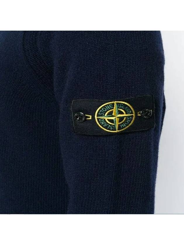 Men's round neck wool knit 6915540A3 V0020 - STONE ISLAND - BALAAN 3