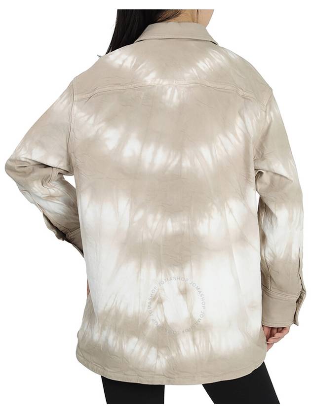 Stella Mccartney Ladies Safari Oversized Tie-dye Denim Jacket, Brand Size 40 (US Size 6) - STELLA MCCARTNEY - BALAAN 3