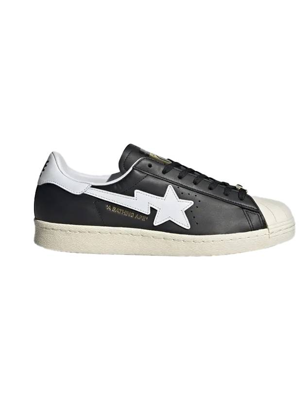 Bape Superstar 80s Low-Top Sneakers Black - ADIDAS - BALAAN 1