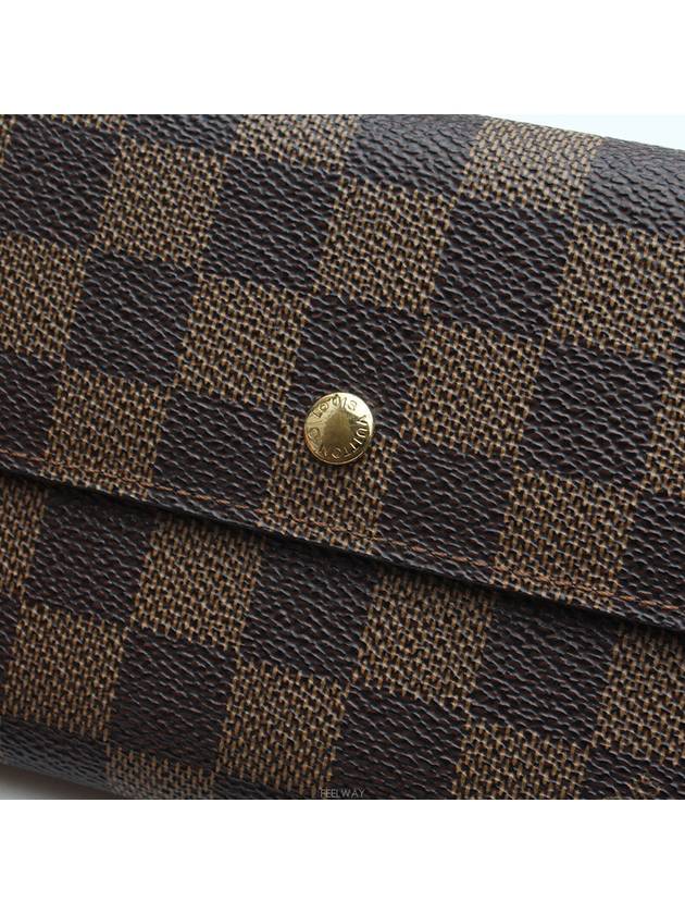 Damier 3 fold long wallet - LOUIS VUITTON - BALAAN 5