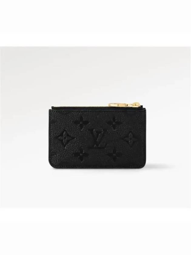 Romy Monogram Leather Card Wallet Black - LOUIS VUITTON - BALAAN 6