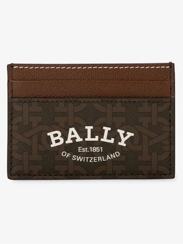 Bhar Logo Card Wallet Brown - BALLY - BALAAN 3