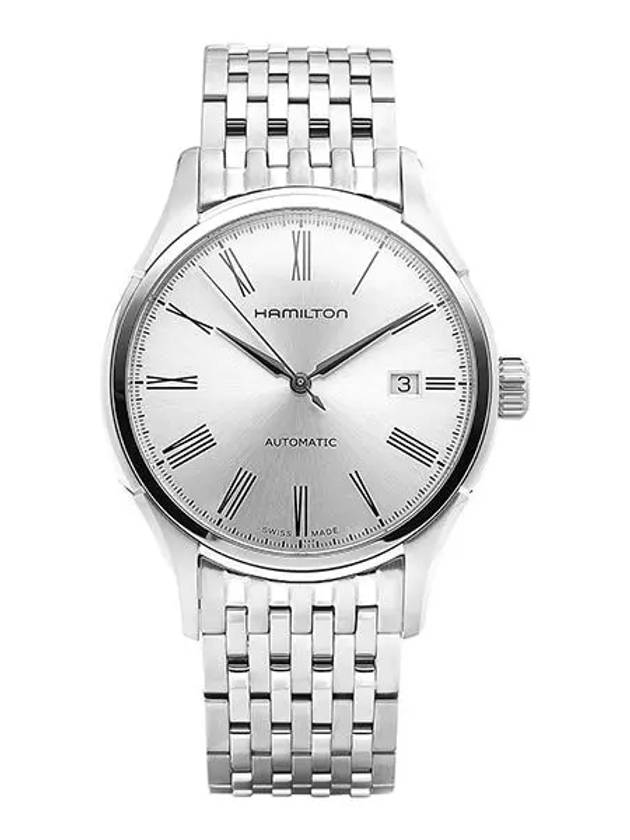 American Classic Valiant Automatic Metal Watch Silver - HAMILTON - BALAAN.