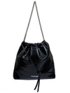 CHAIN STRING BAG BLACK - MACNI - BALAAN 1