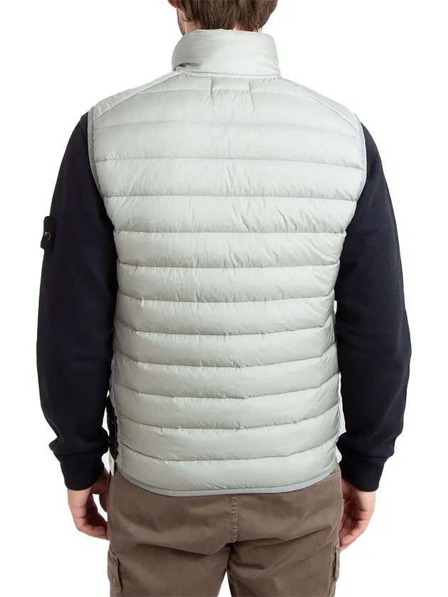 Loom Woven Chambers Recycled Nylon Down TC Vest Grey - STONE ISLAND - BALAAN 3