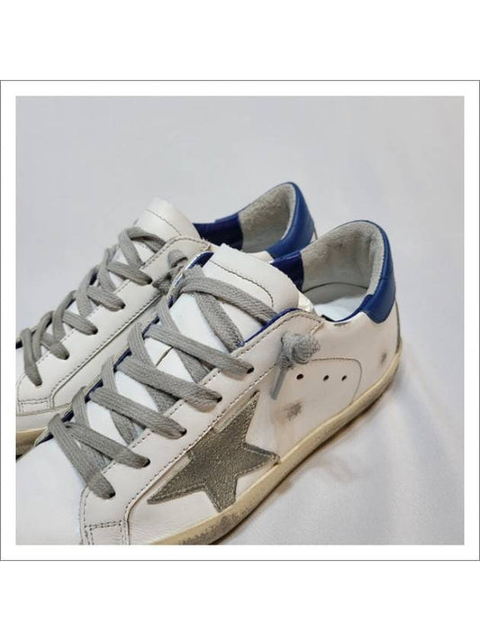 Women's GWF00102F002181 WHITEICEBLUE Superstar Sneakers - GOLDEN GOOSE - BALAAN 2