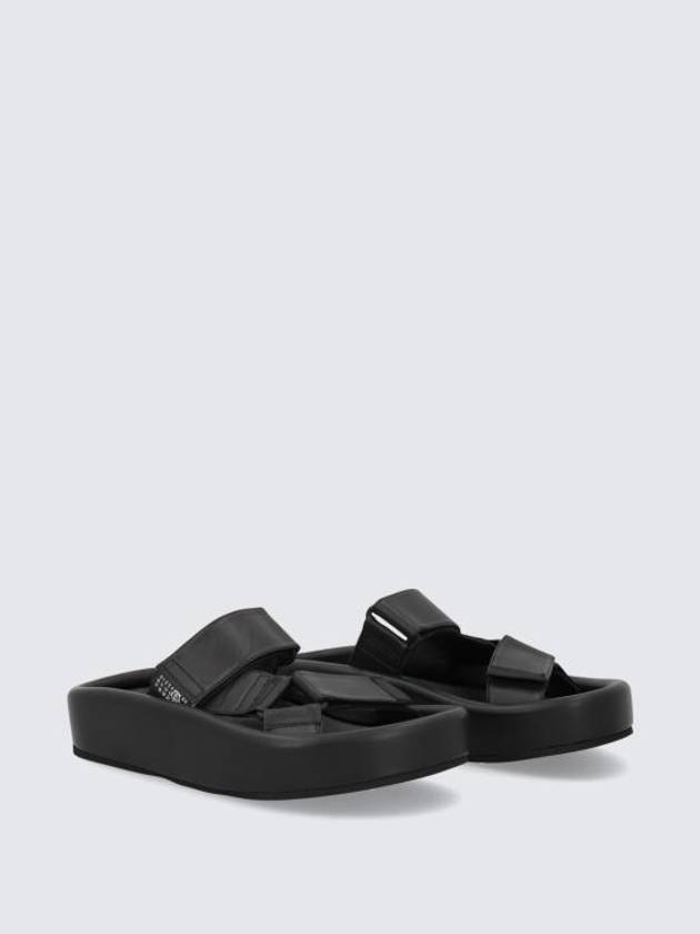 Webbing Slip-On Platform Sandals Black - MAISON MARGIELA - BALAAN 3