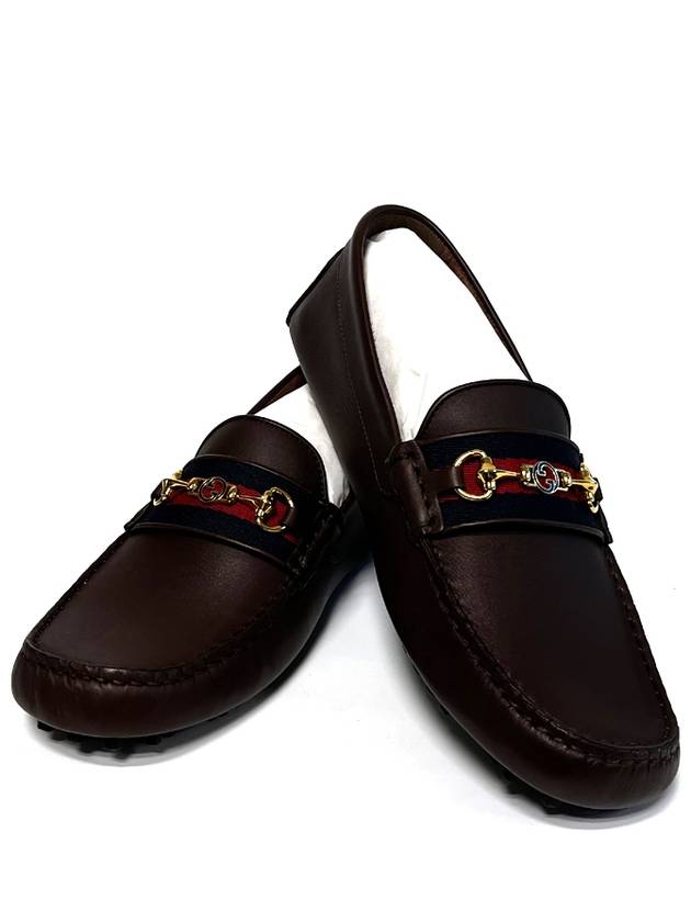 Web Horsebit Driving Shoes Black - GUCCI - BALAAN 2