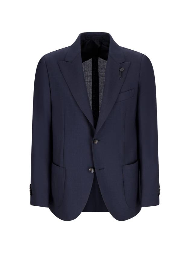 SINGLE-BREASTED SUIT IN COOL WOOL - RVR LARDINI - BALAAN 1