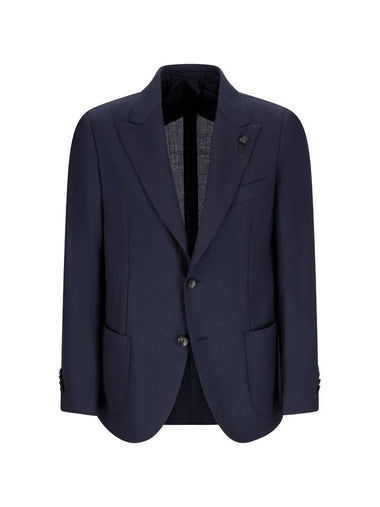 SINGLE-BREASTED SUIT IN COOL WOOL - RVR LARDINI - BALAAN 1