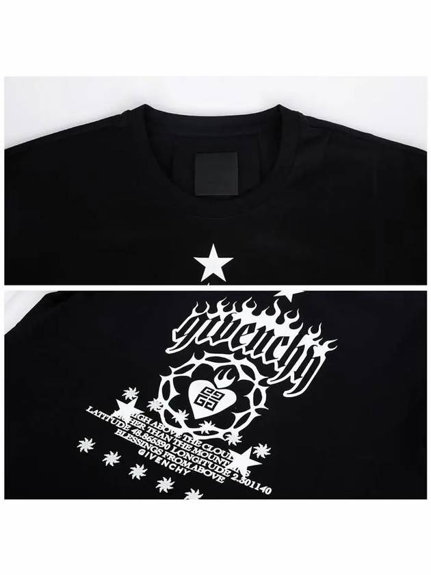 Layered Effect Logo Cotton Long Sleeve T-Shirt Black - GIVENCHY - BALAAN 6