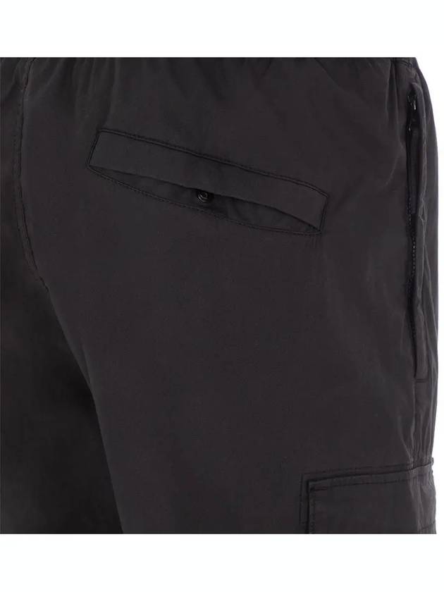 Wappen Patch Cargo Track Pants Black - STONE ISLAND - BALAAN 6