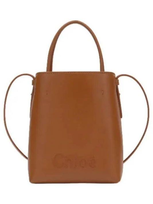 Micro Sense Tote Bag Caramel Handbag - CHLOE - BALAAN 1