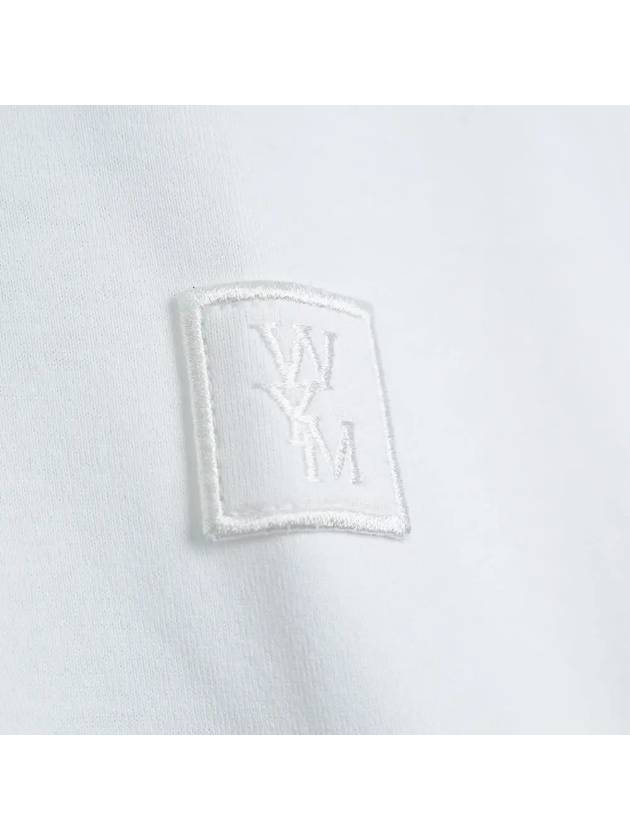 Jellyfish Back Logo Cotton Short Sleeve T-Shirt White - WOOYOUNGMI - BALAAN 5