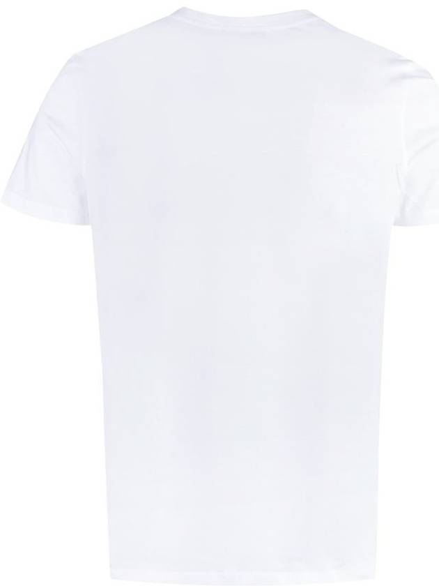 Long Sleeve T-Shirt BH1EF000BB04 GAB WHITE - BALMAIN - BALAAN 3