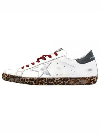 Superstar Leopard Sole Low Top Sneakers White - GOLDEN GOOSE - BALAAN 2